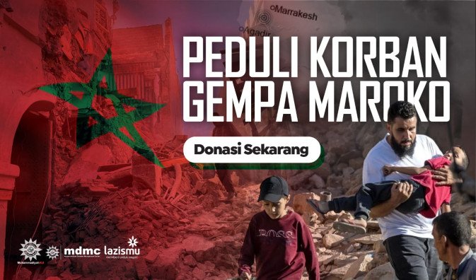 RESPONS GEMPA MAROKO MUHAMMADIYAH INISIASI TIM UNTUK BANTU PENYINTAS