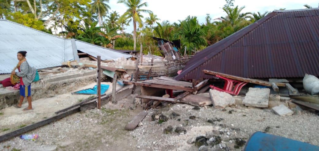 Cover Respons Gempa Halmahera Selatan, MDMC – LAZISMU Dirikan Poskor di Kota Ternate