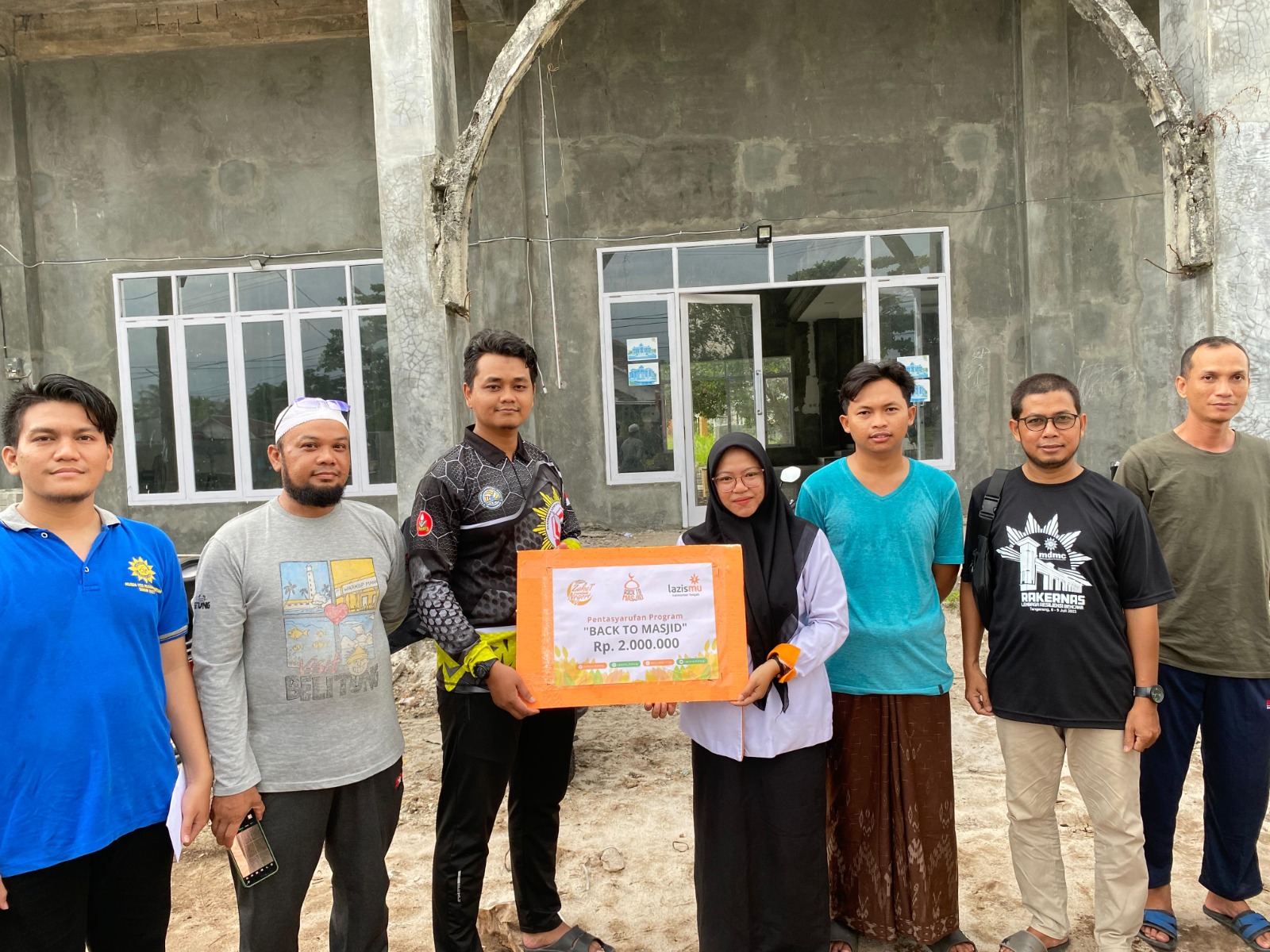 Cover MASJID BAITUL GAZA TERIMA BANTUAN LAZISMU