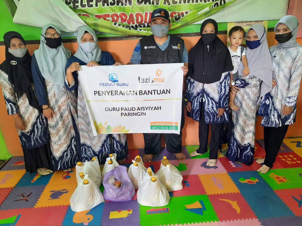 Cover Lazismu Kabupaten Balangan Berbagi Kepada Guru PAUD