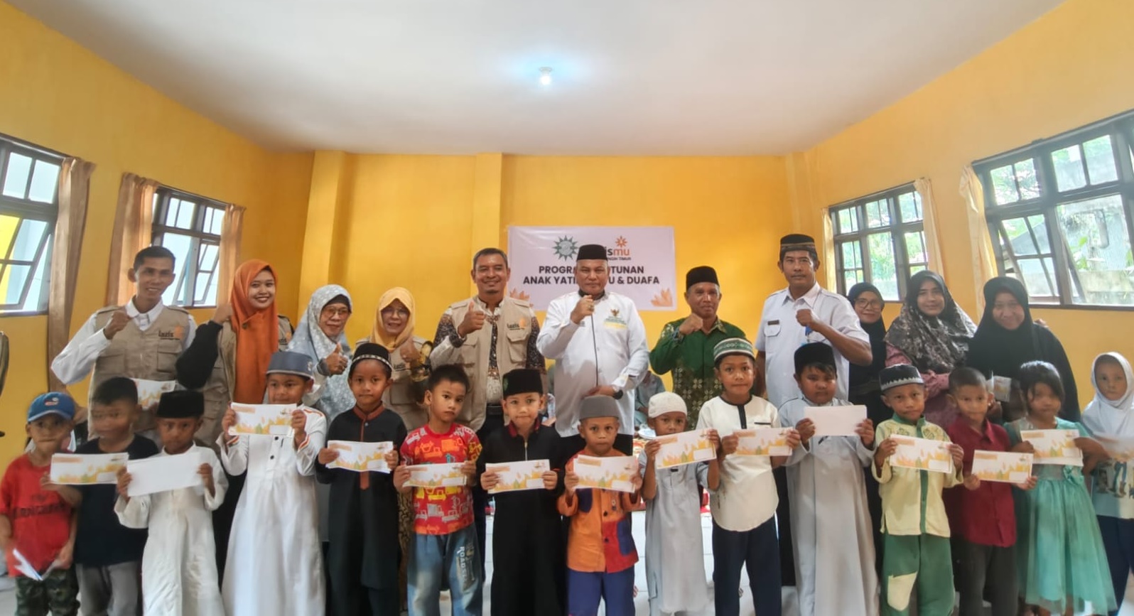 Cover Lazismu Kotim Berbagi Keberkahan Santuni Yatim Piatu dan Duafa