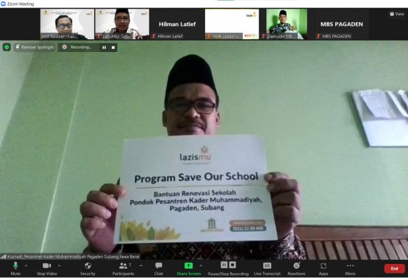 dukung-penguatan-pendidikan-lazismu-gelar-penyerahan-zakat-untuk-program-save-our-school