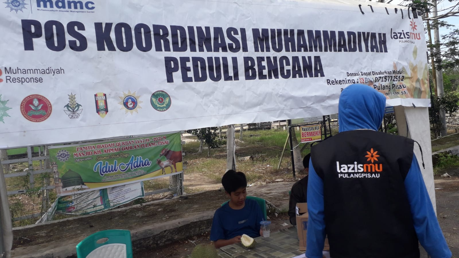 Cover Respon Banjir Kalteng, Muhammadiyah Pulang Pisau Dirikan Poskor