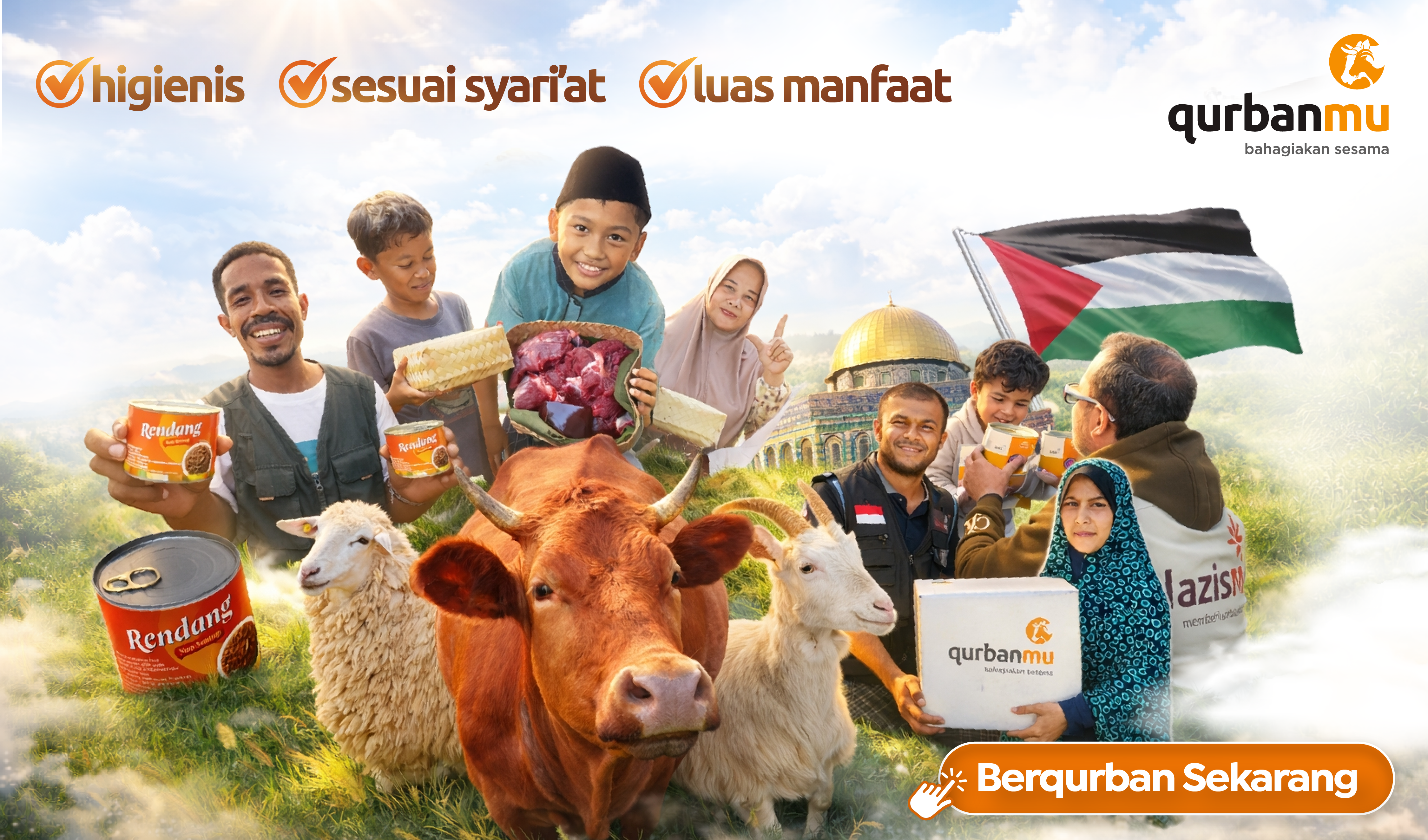 Qurbanmu Bahagiakan Sesama