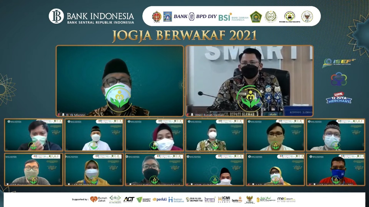 Cover LAZISMU TERIMA PROGRAM SOSIAL BANK INDONESIA DALAM JOGJA BERWAKAF 2021