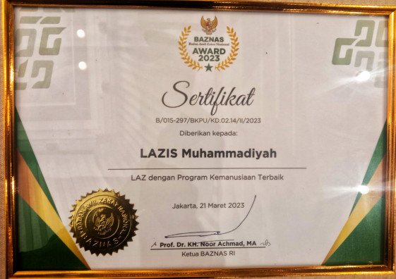 lazismu-raih-baznas-award-2023-kategori-program-kemanusiaan-terbaik